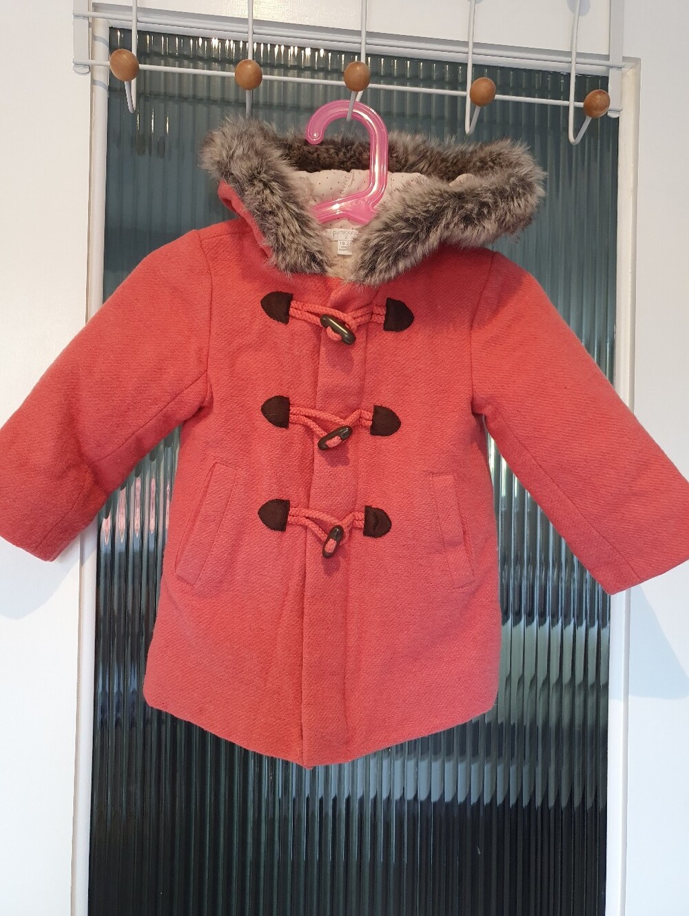 Purebaby Wool And Organic Cotton Duffle Coat